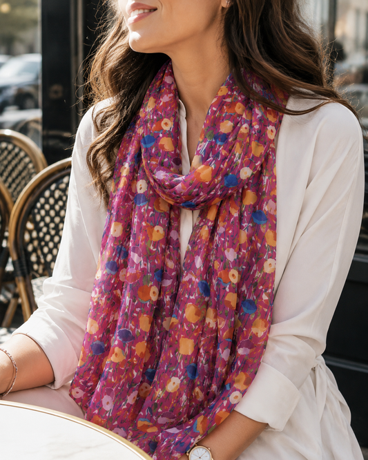 Foulard Tige Coquelicot