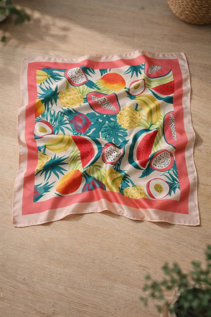 Carré de Foulard Été Vitaminé