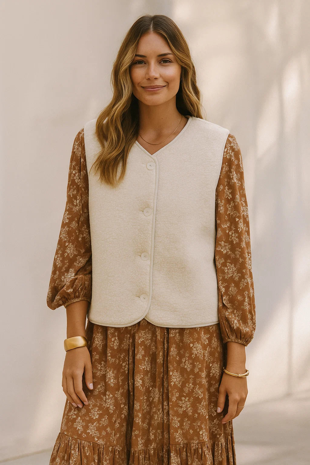 Gilet Cosy Boutonné