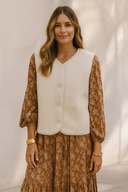 Gilet Cosy Boutonné