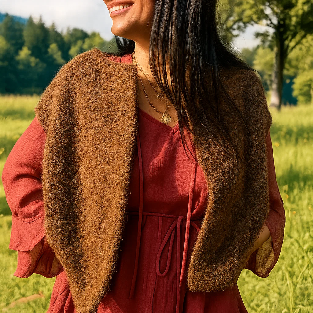 Gilet sans Manches Doux et Chaud