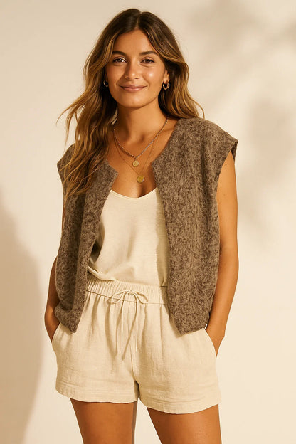 Gilet sans Manches Doux et Chaud Molly