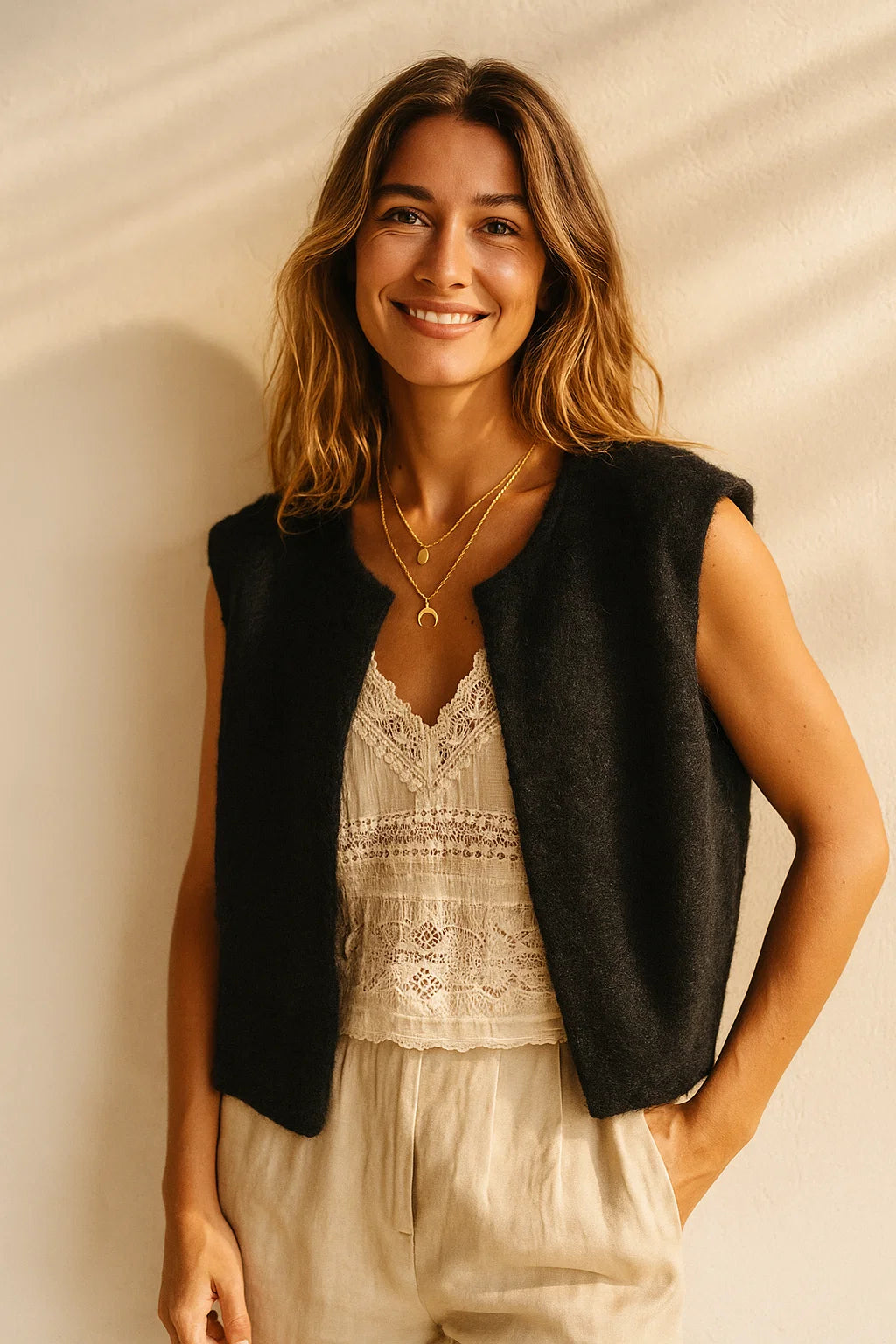 Gilet sans Manches Doux et Chaud Molly