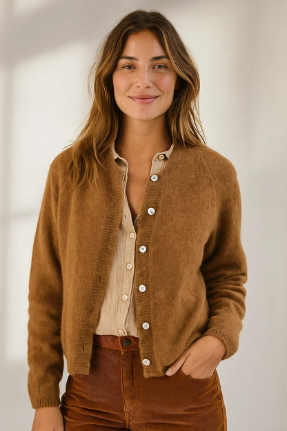 Gilet en Laine Mélangée