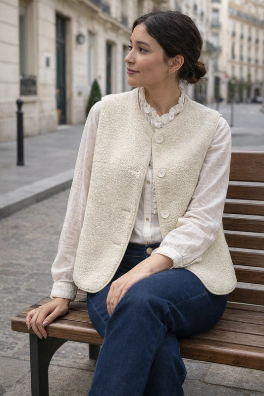 Gilet Cosy Boutonné