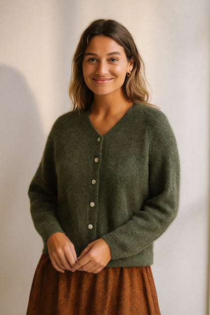 Gilet en Laine Mélangée