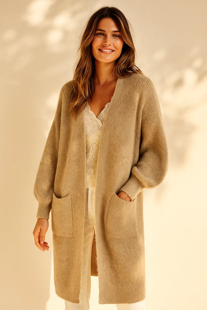 Gilet Long en Alpaga