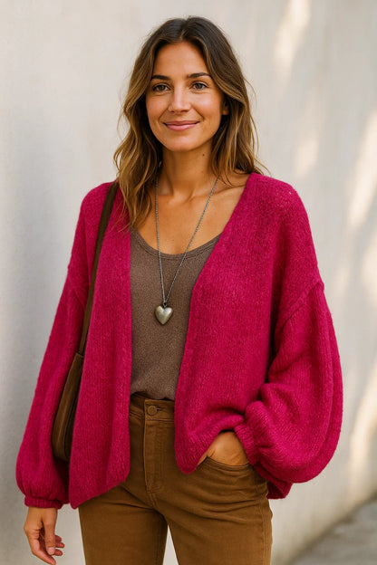 Gilet Maille Oversize