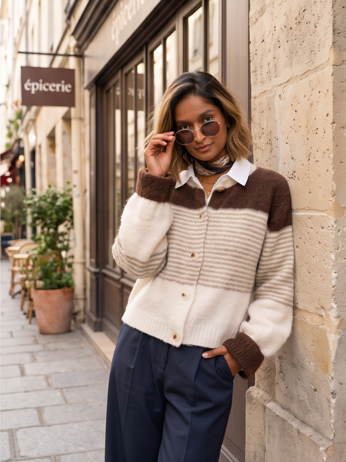 Gilet Henriette - Bicolore