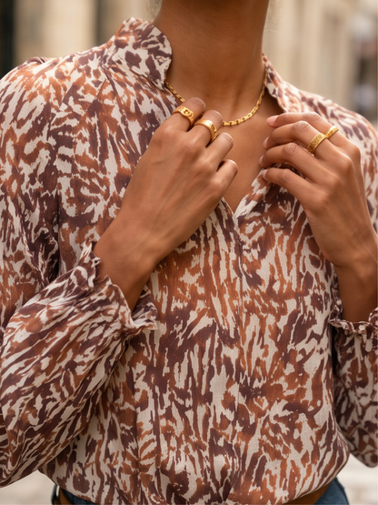 Blouse Séverine - Camel