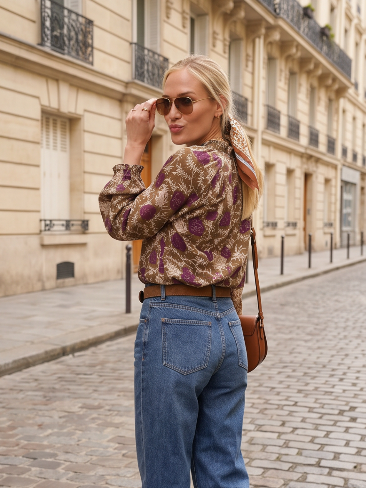 Top Delphine - Kaki
