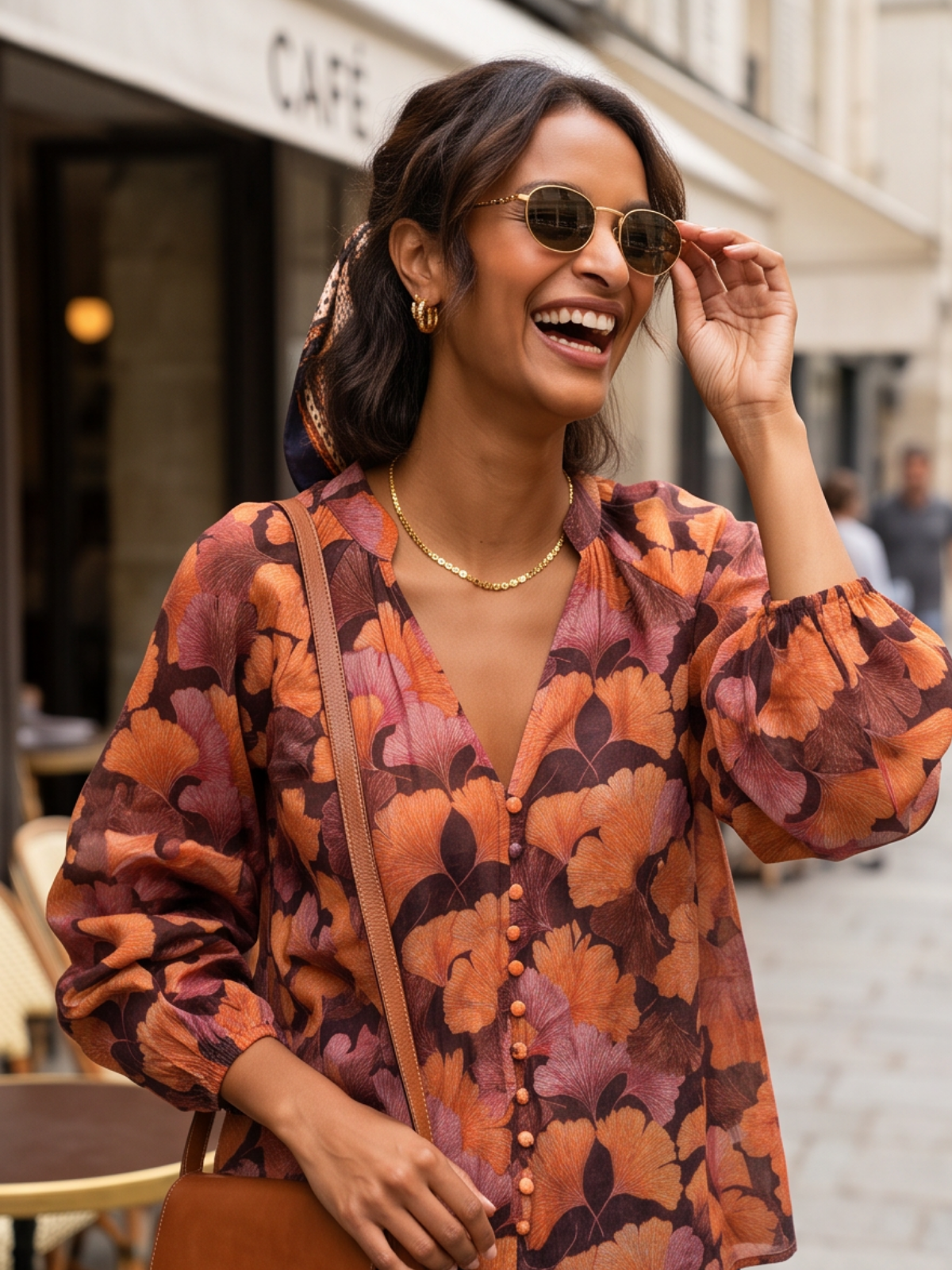 Chemise Charline - Camel
