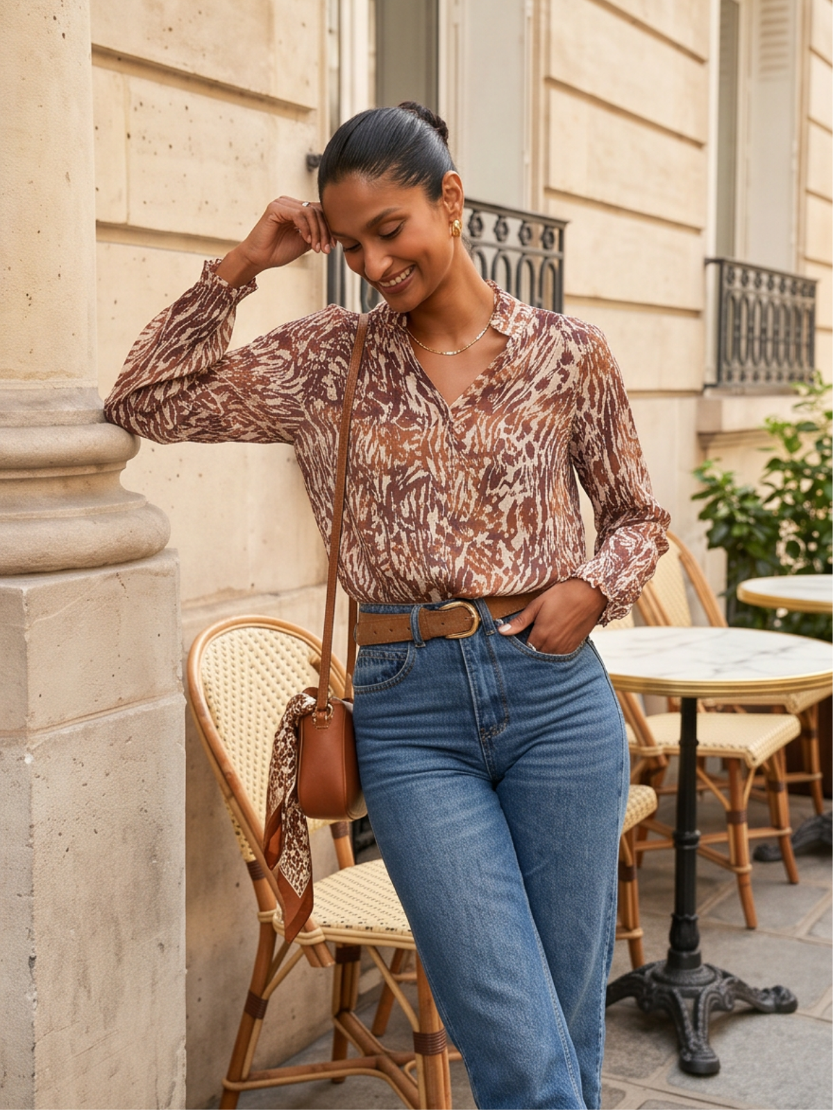 Blouse Séverine - Camel