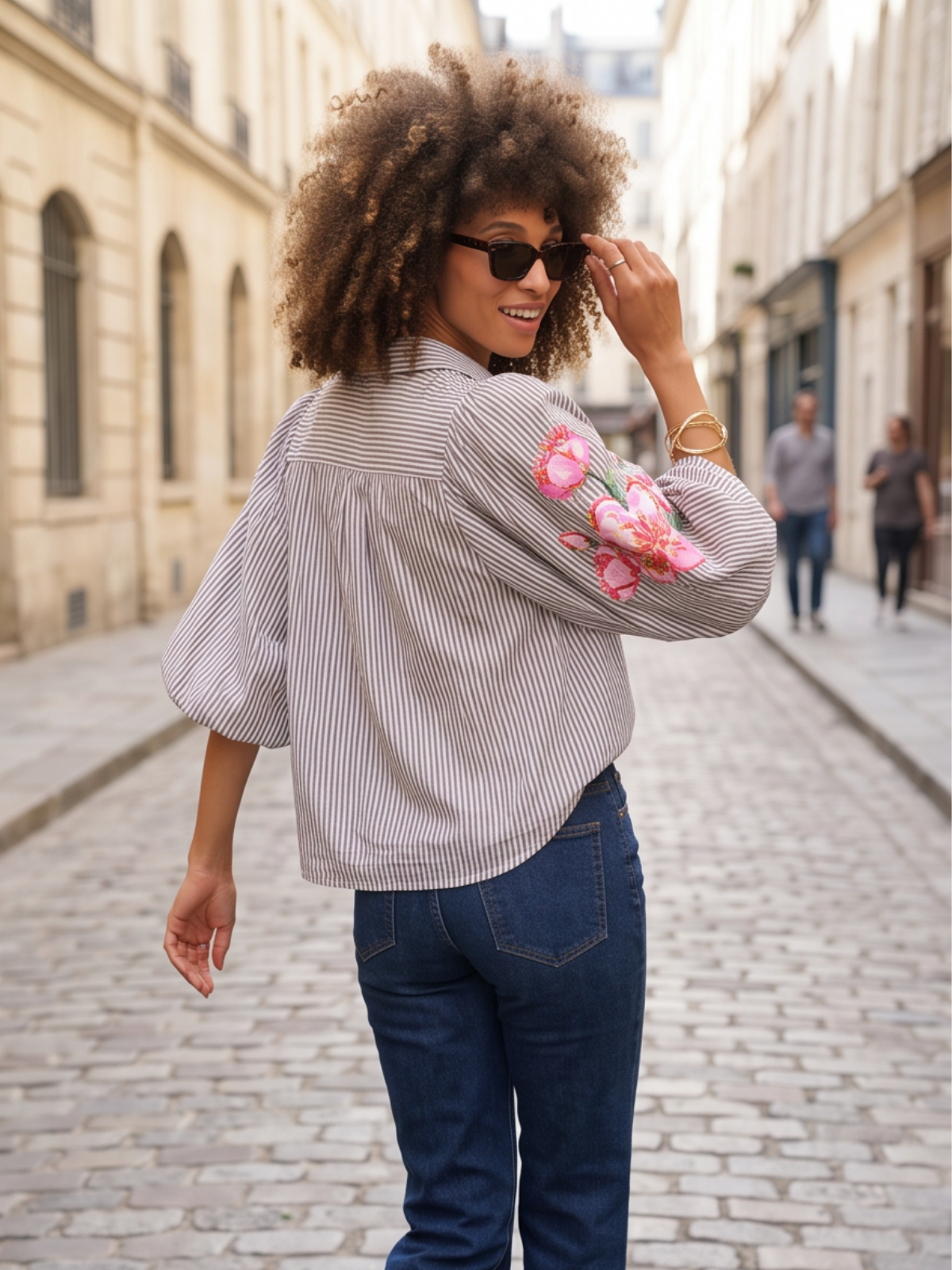 Top Mathilde - Camel