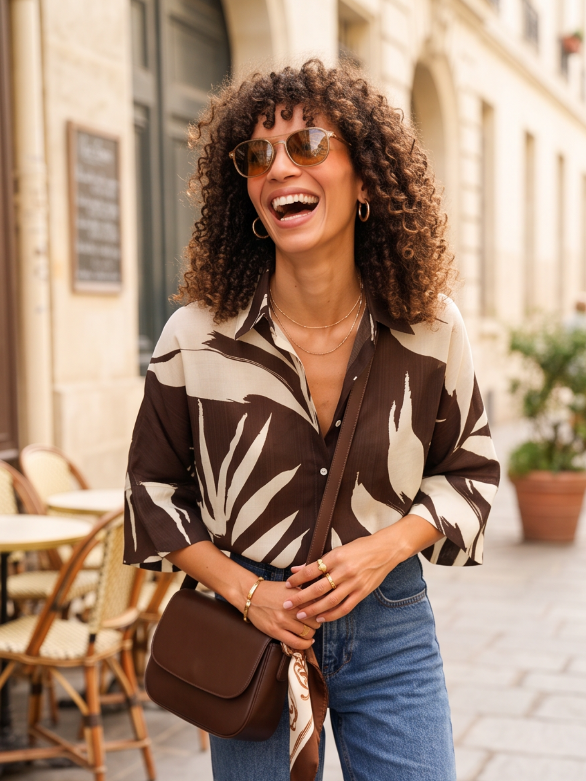 Chemise Gabrielle - Camel