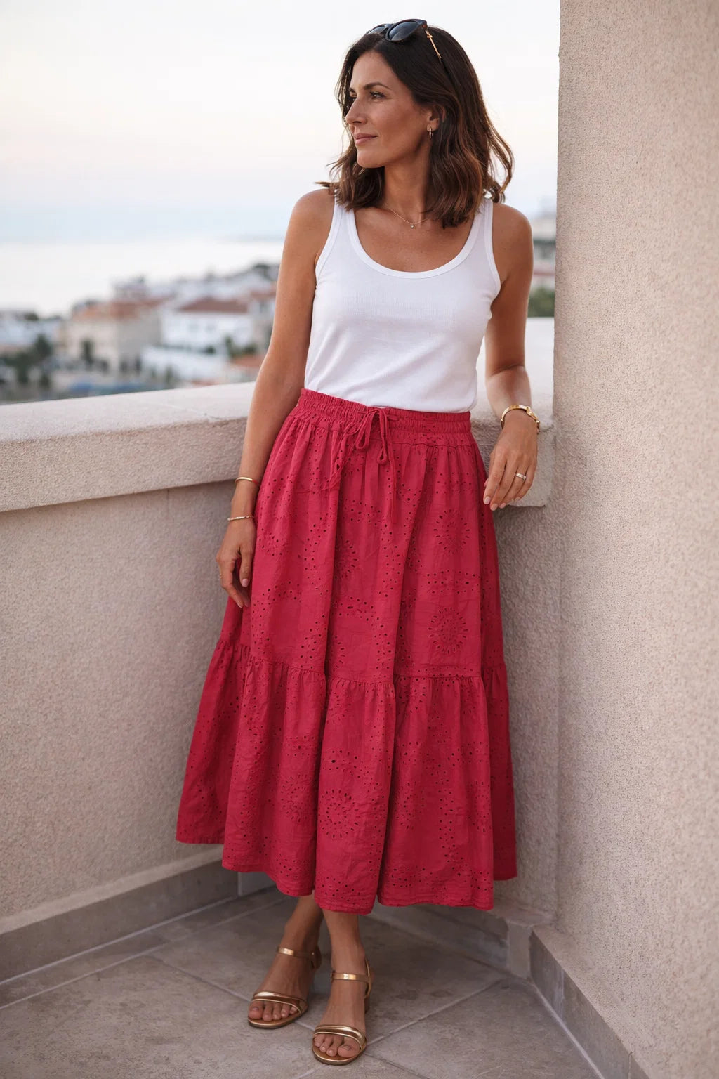 Jupe Broderie Anglaise