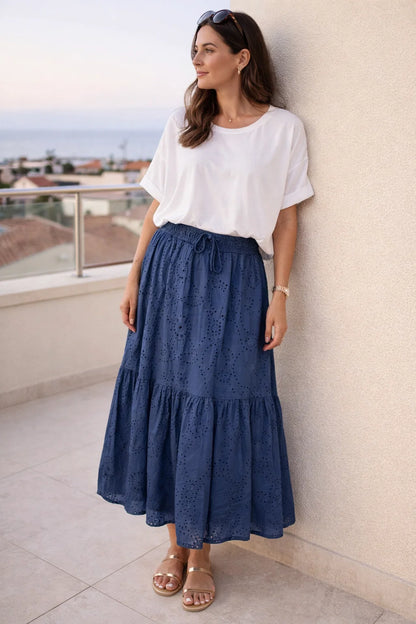 Jupe Broderie Anglaise