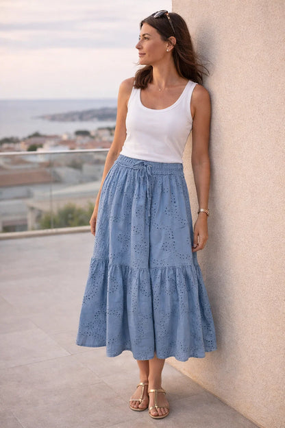 Jupe Broderie Anglaise