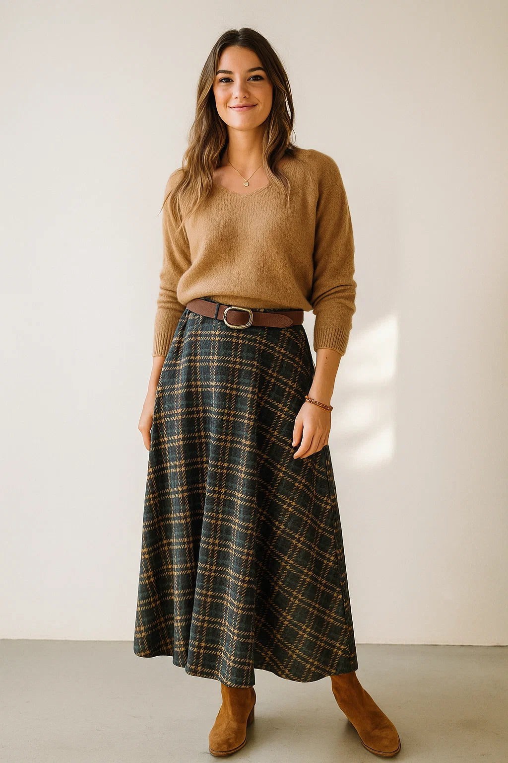 Jupe Motif Carreaux