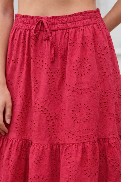 Jupe Broderie Anglaise