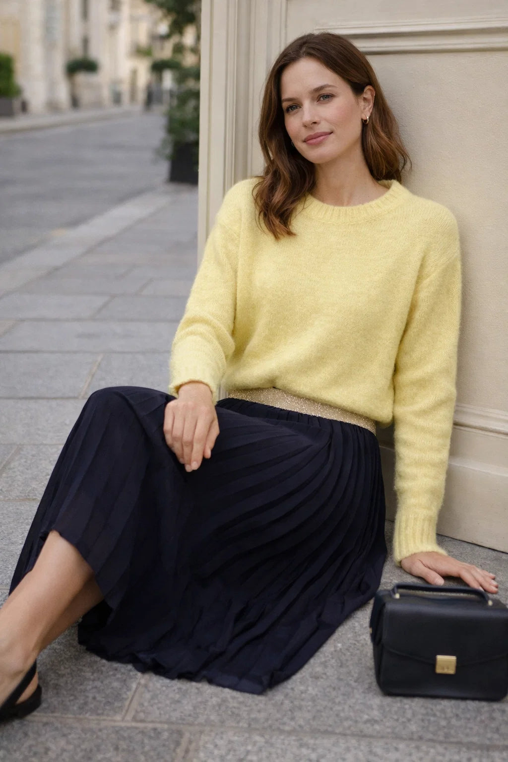 Jupe Plissée Légère Aurora