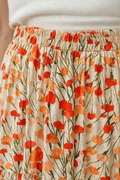 Jupe Imprimé Coquelicot