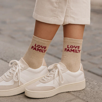 Chaussette Love Family