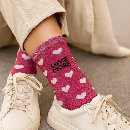 Chaussette Coeur Love More