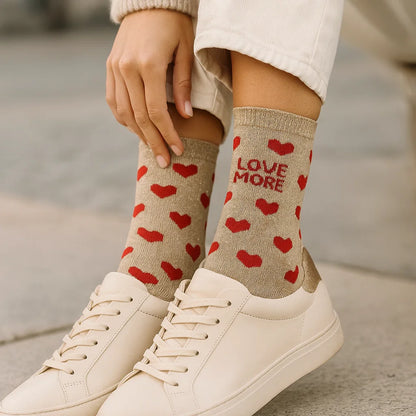 Chaussette Coeur Love More