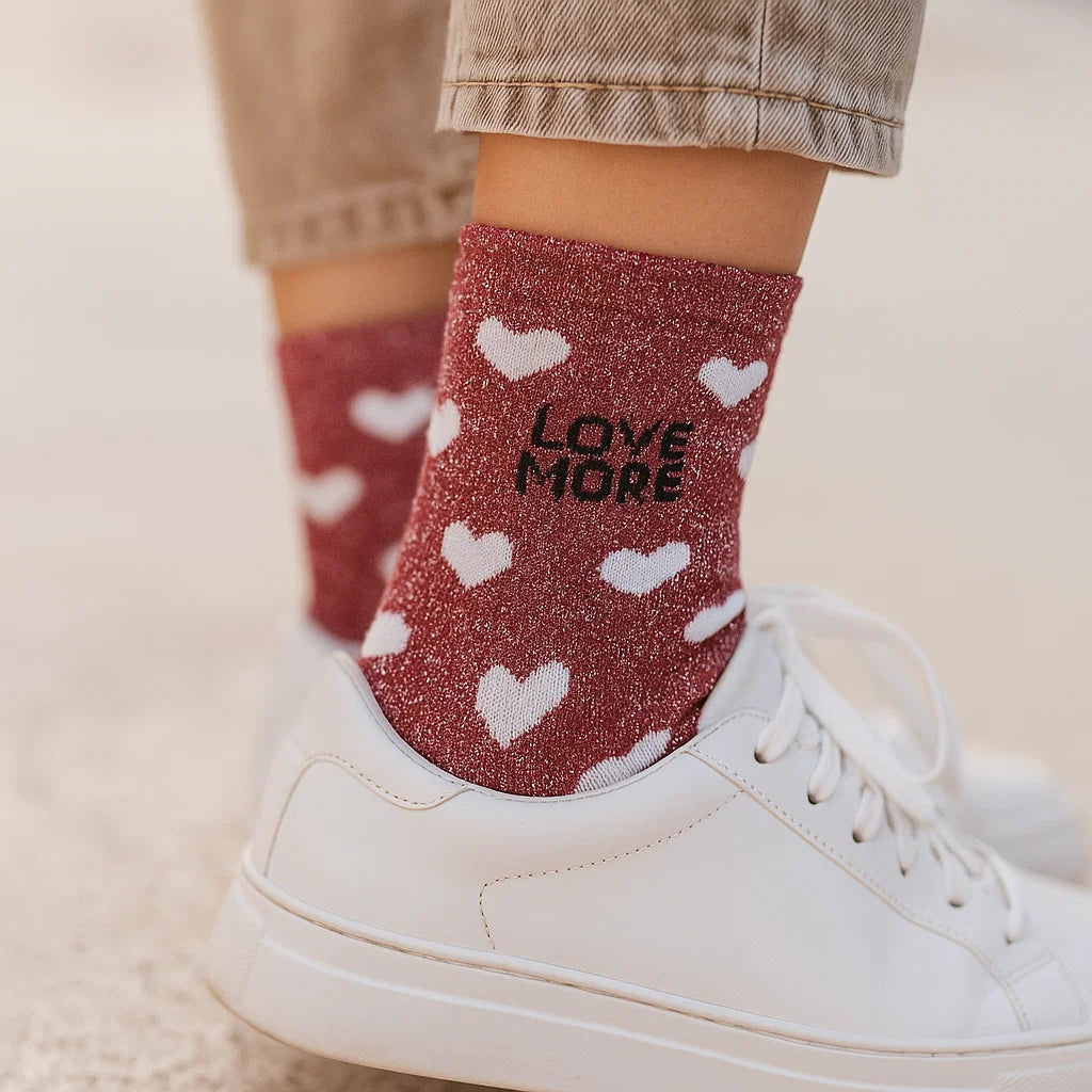 Chaussette Coeur Love More