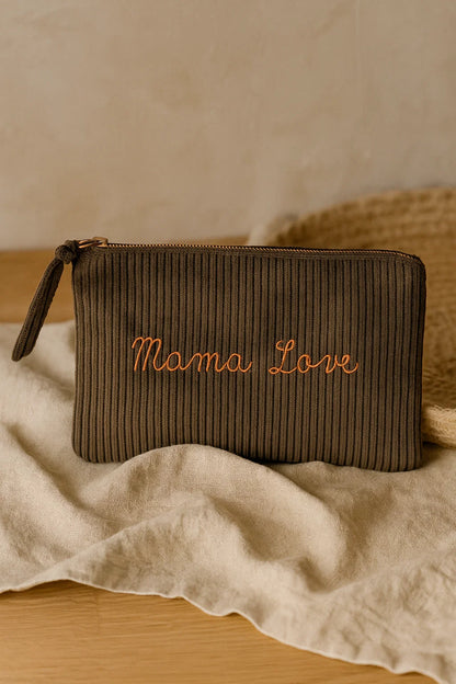 Pochette Velours Côtelé