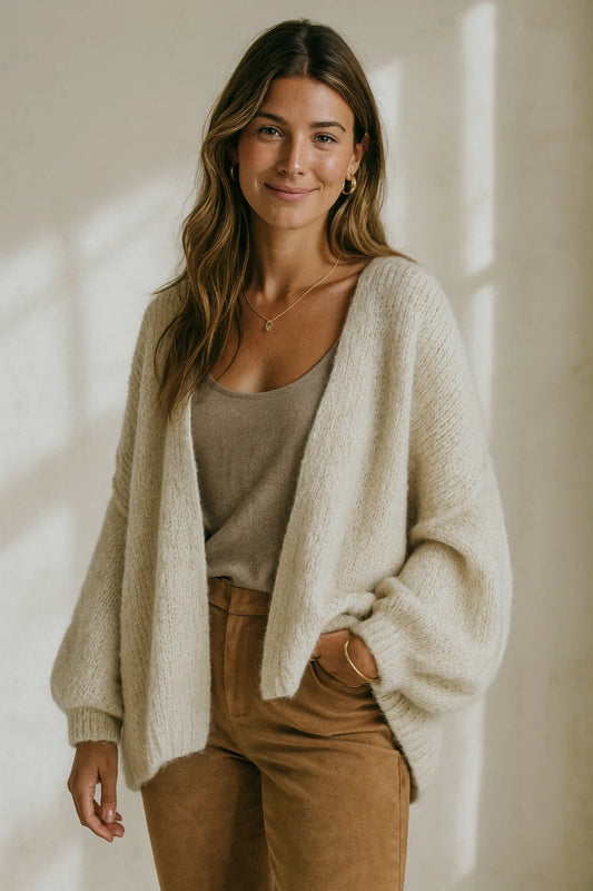 Gilet Maille Oversize