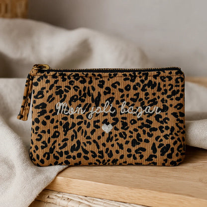 Pochette Velours Côtelé