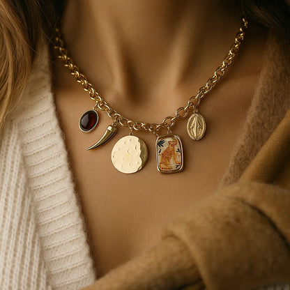 Collier Pampille Tigre