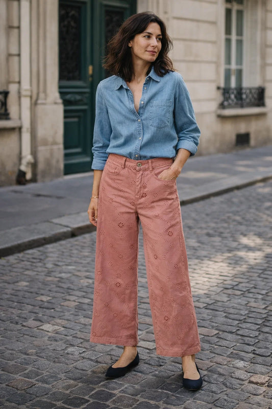 Pantalon Broderie Anglaise