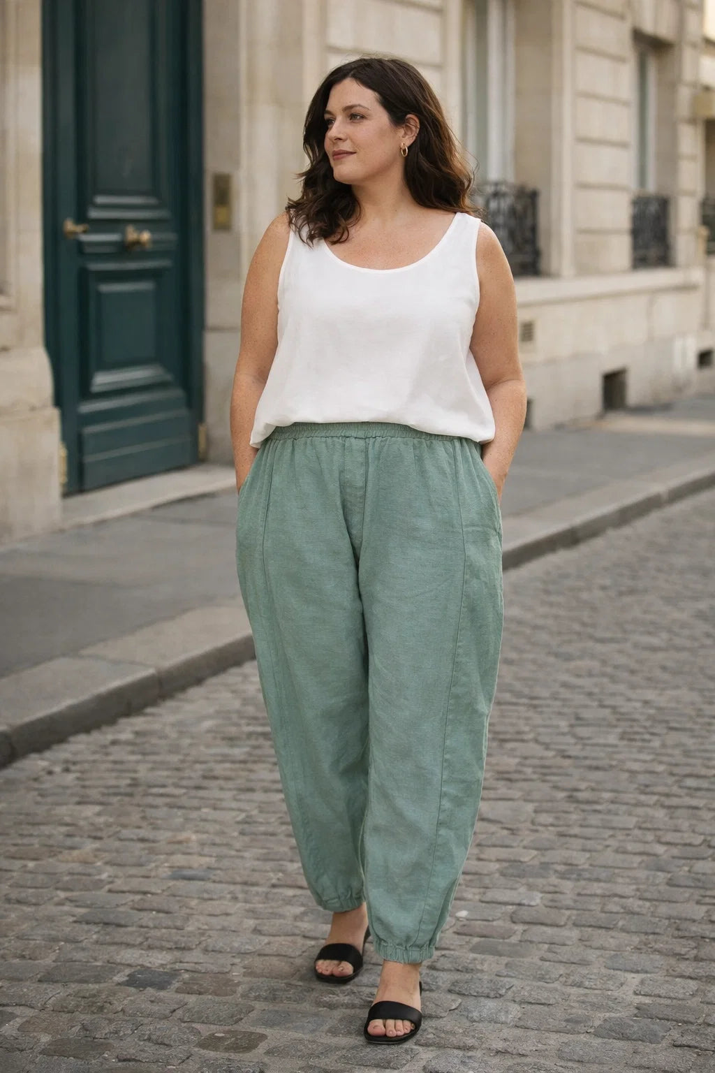 Pantalon Taille Élastique TU 44-50