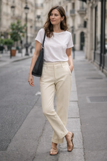 Pantalon Stretch Femme