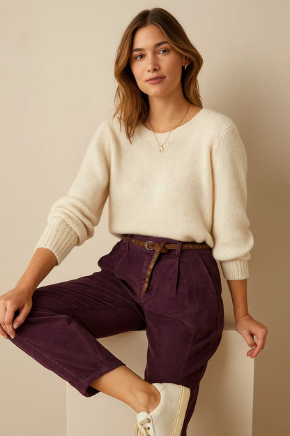 Pantalon Velours Barrel