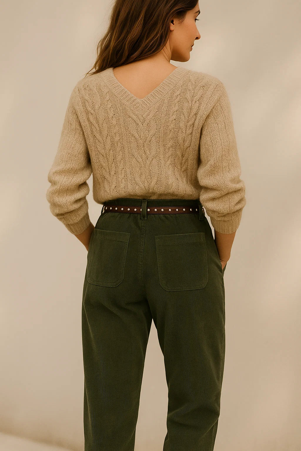 Pantalon Velours Barrel