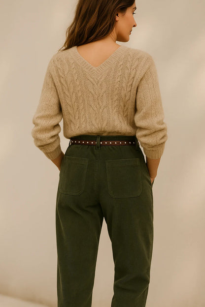 Pantalon Velours Barrel