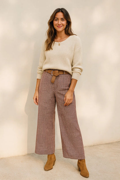 Pantalon Petit Carreaux