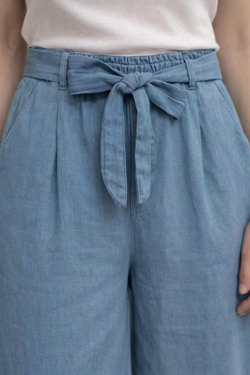 Pantalon Noué Tencel