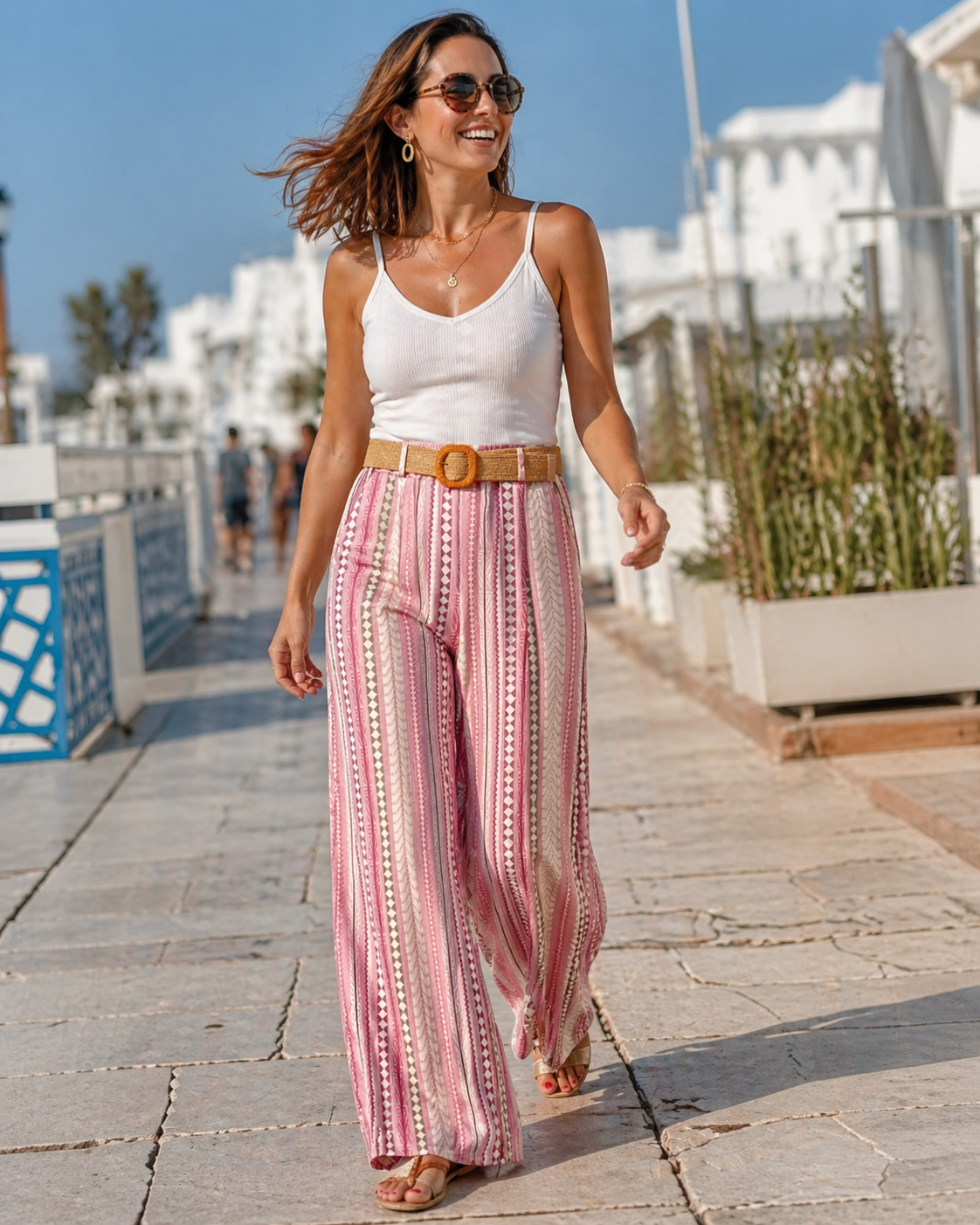 Pantalon Fluide Imprimé