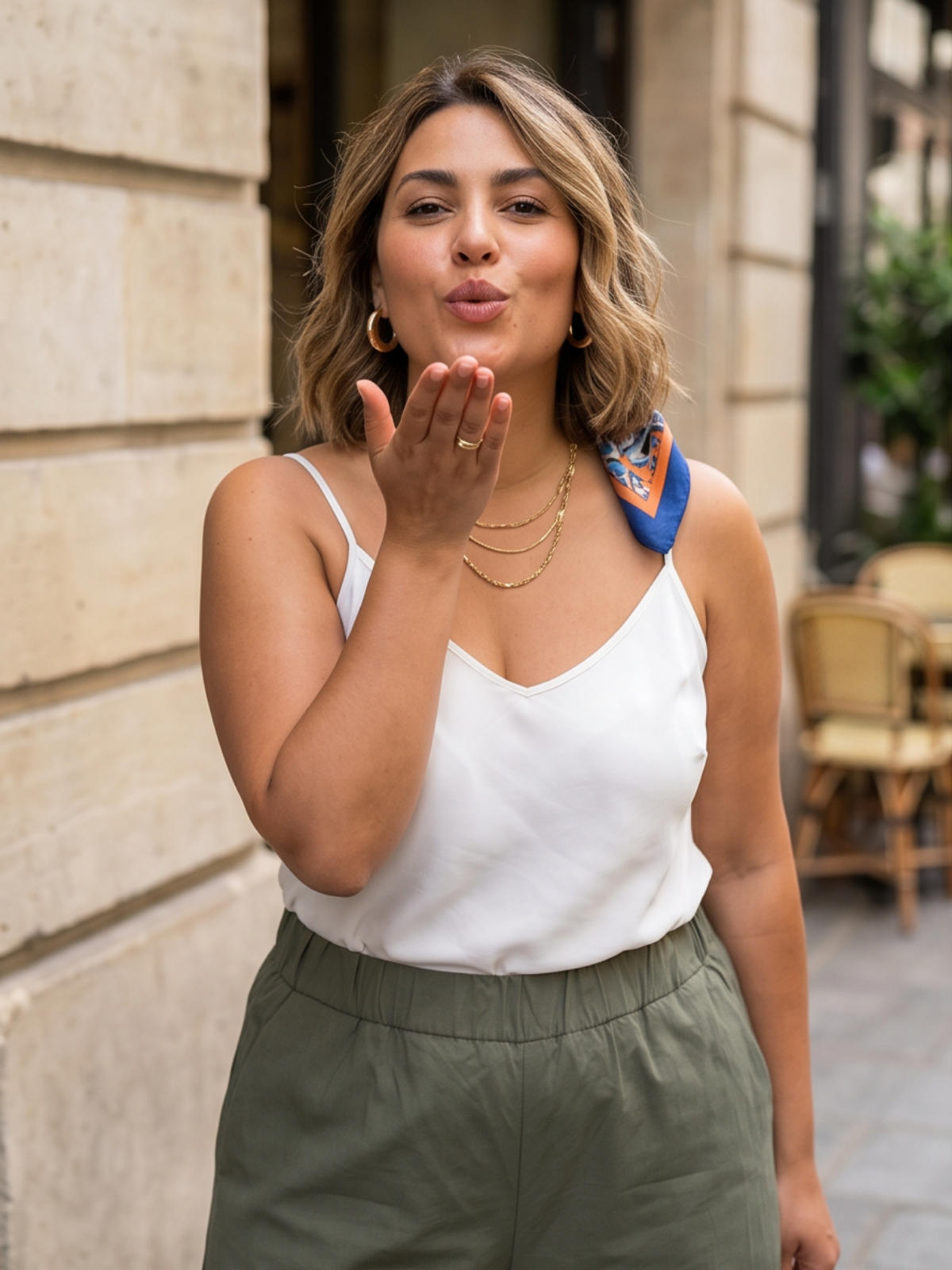 Pantalon Jade - Palazzo grande taille