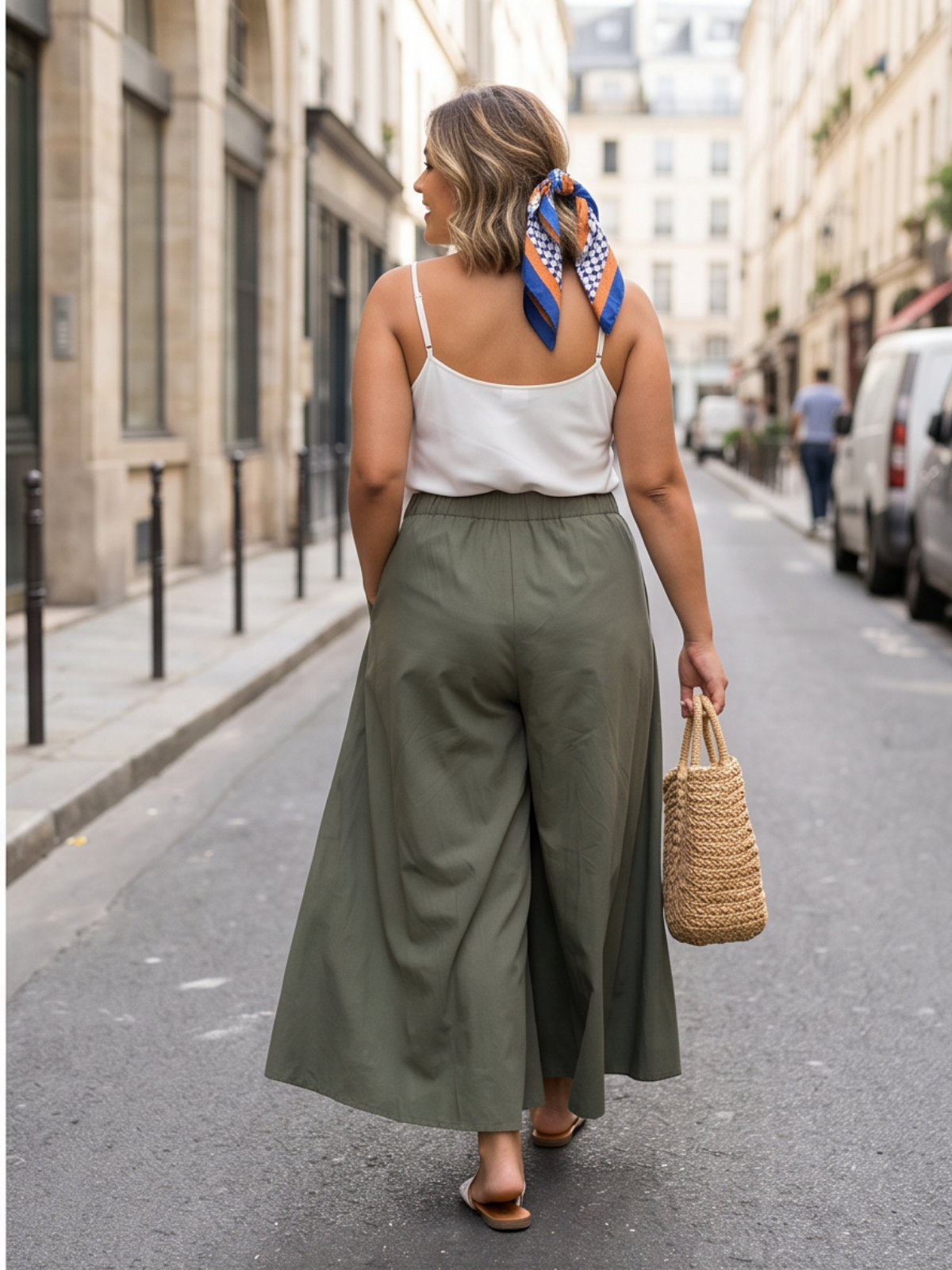Pantalon Jade - Palazzo grande taille