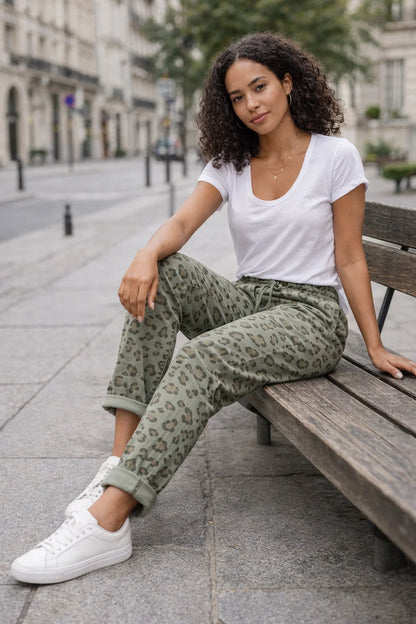 Pantalon Léopard Confort