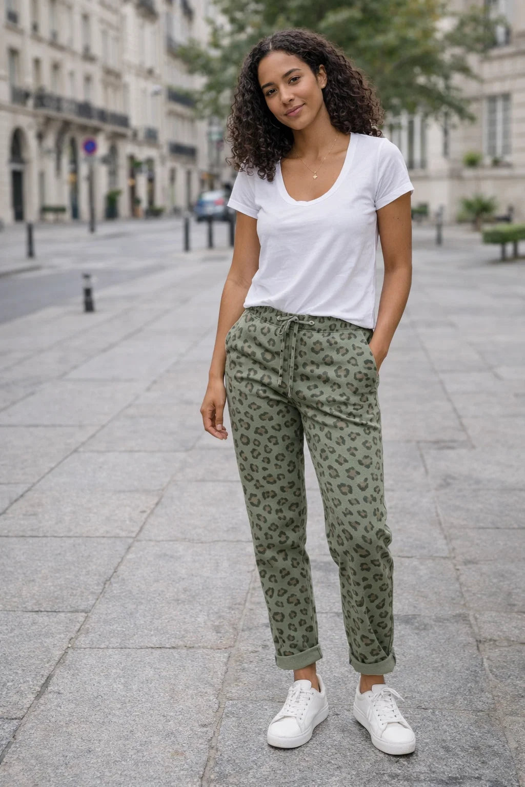 Pantalon Léopard Confort