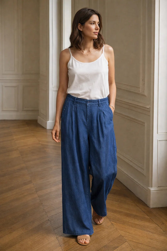 Pantalon Tencel Denim