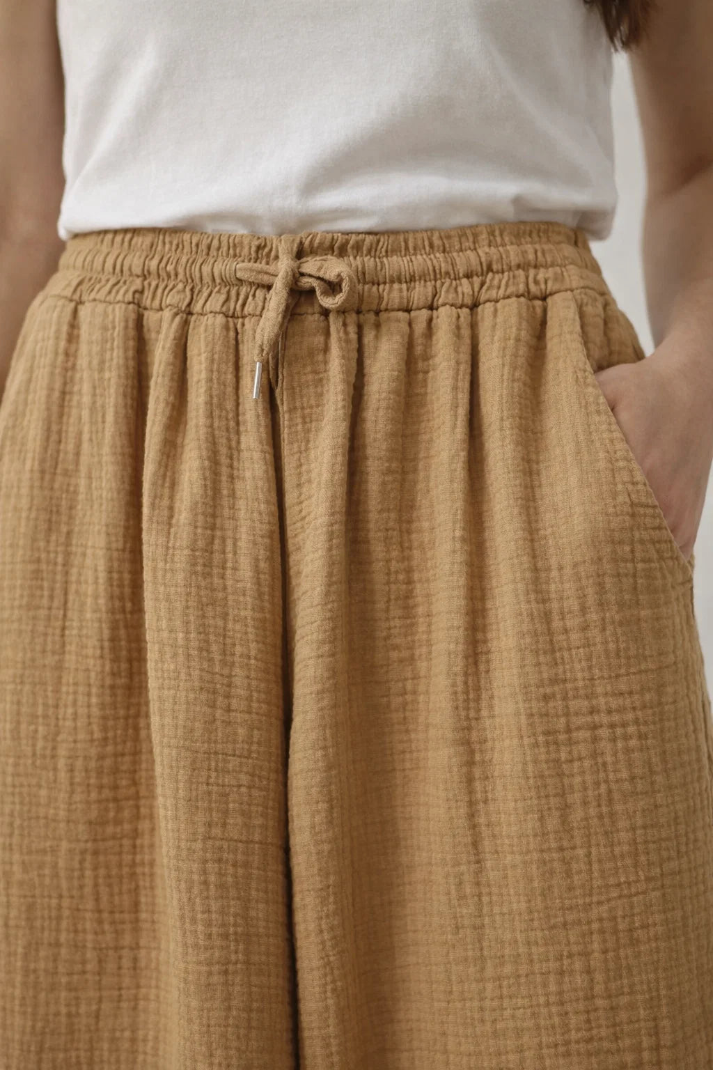 Pantalon Gaze de Coton Large