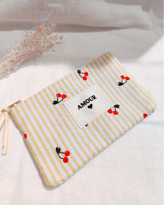Pochette Cerises Rayures